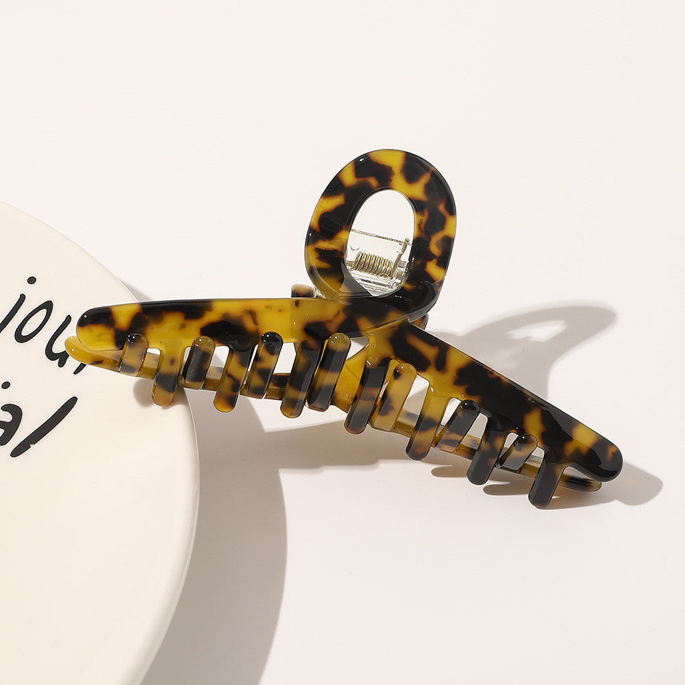Loopy Marbled Claw Clip