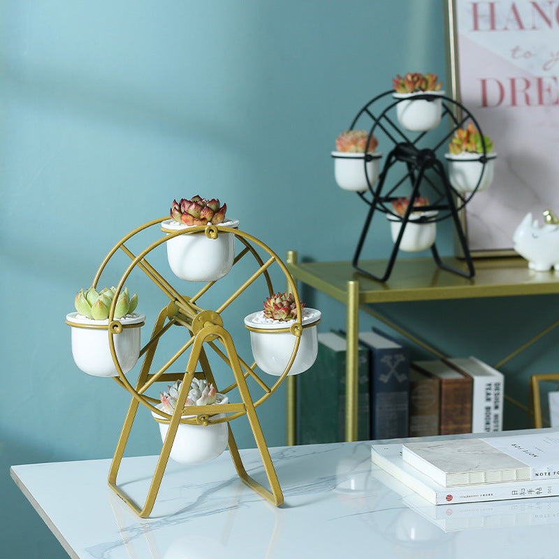 Ferris Wheel Flower Pots