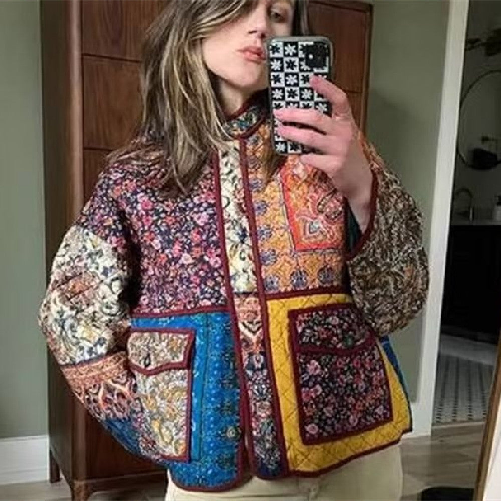 A Living Tapestry Quilted Coat