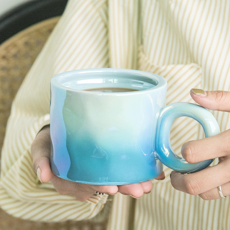 Dented Ombré Coffee Cup