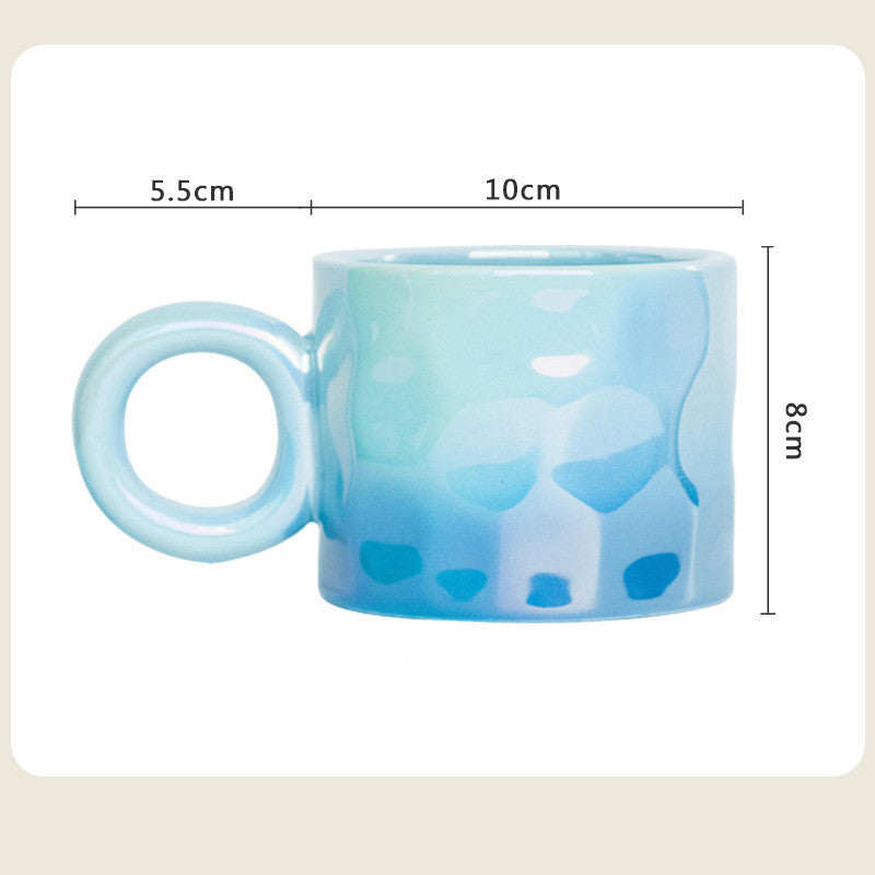 Dented Ombré Coffee Cup