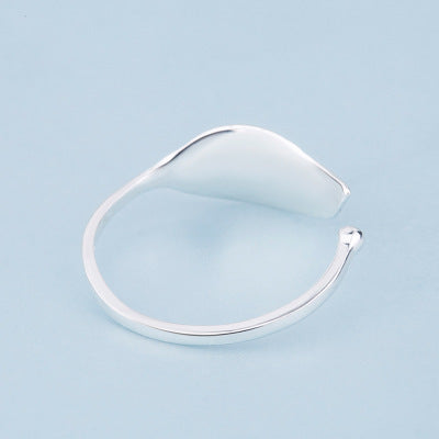 Silver Leaf Ring
