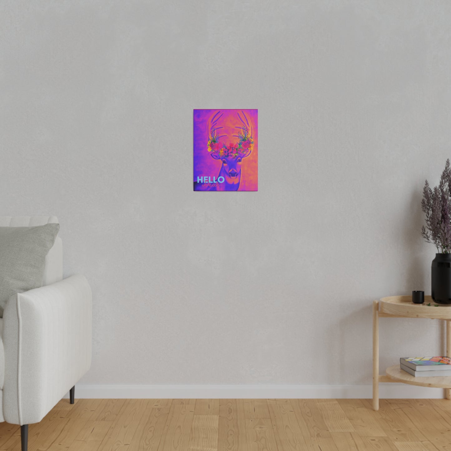 Hello Dear, Matte Canvas, Stretched, 0.75"