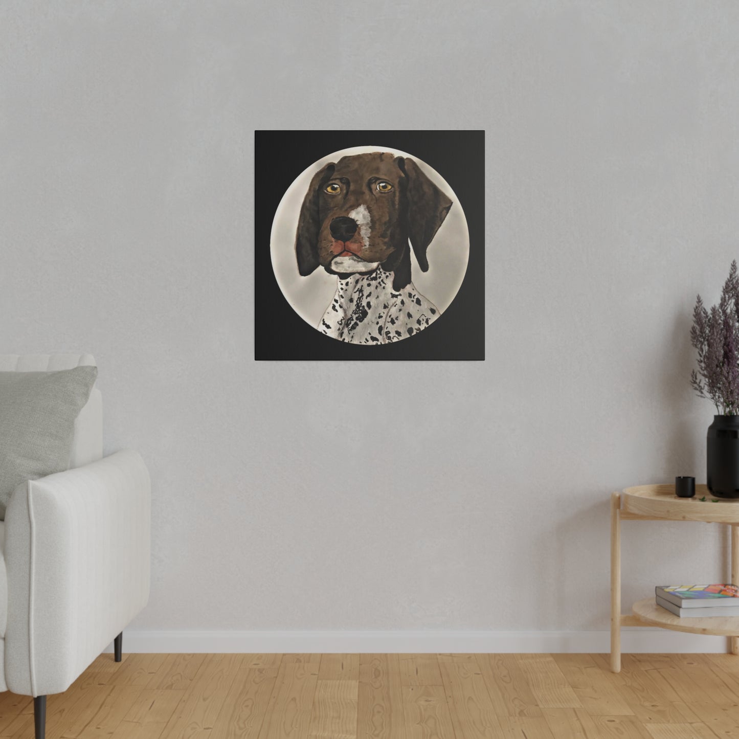 German Shorthaired Pointer, Matte Canvas, Stretched, 0.75"