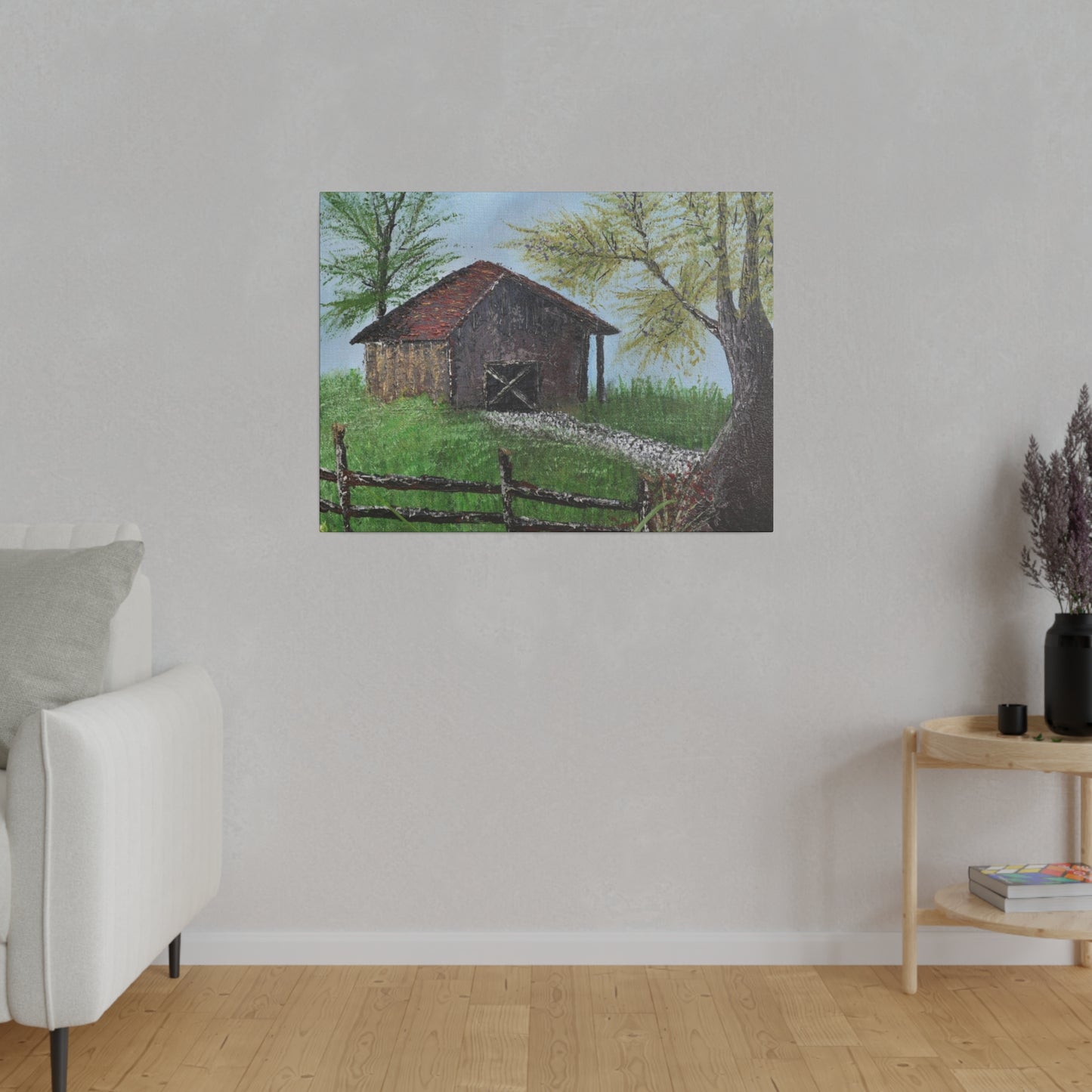 Ole Barn, Matte Canvas, Stretched, 0.75"