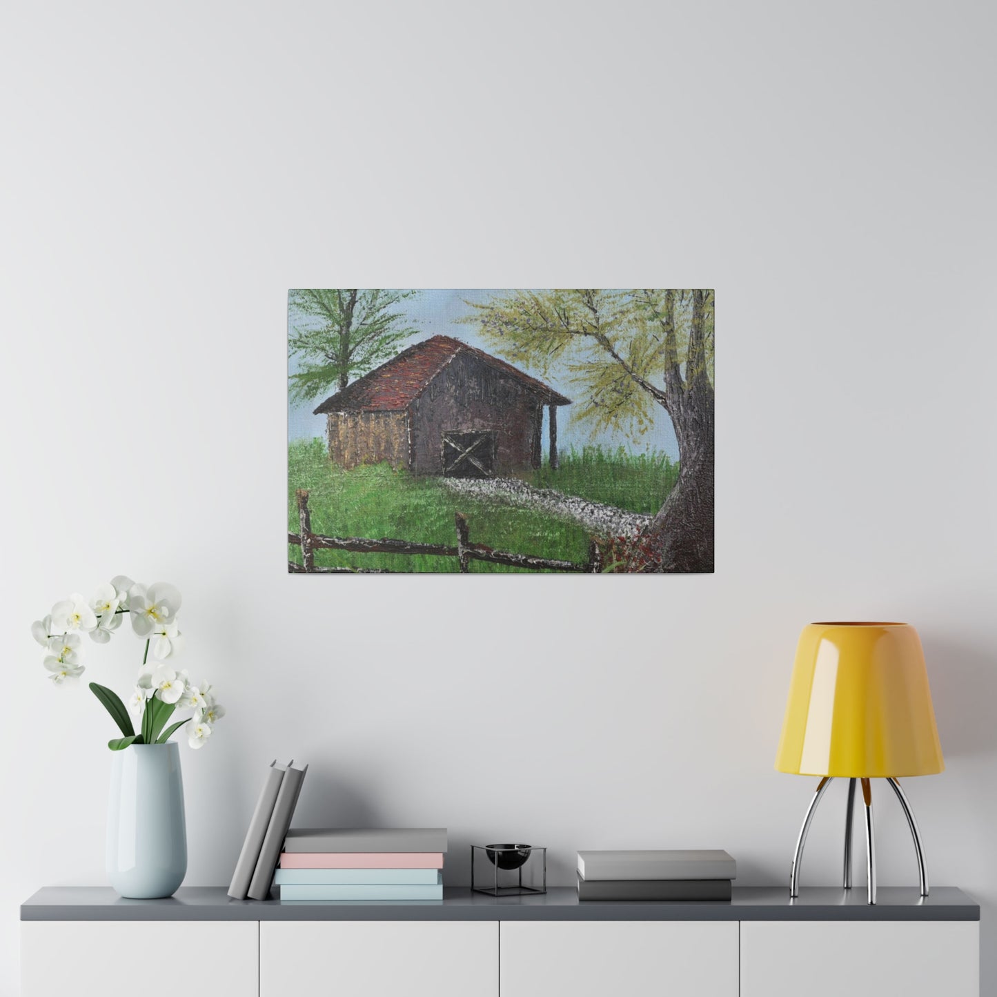 Ole Barn, Matte Canvas, Stretched, 0.75"