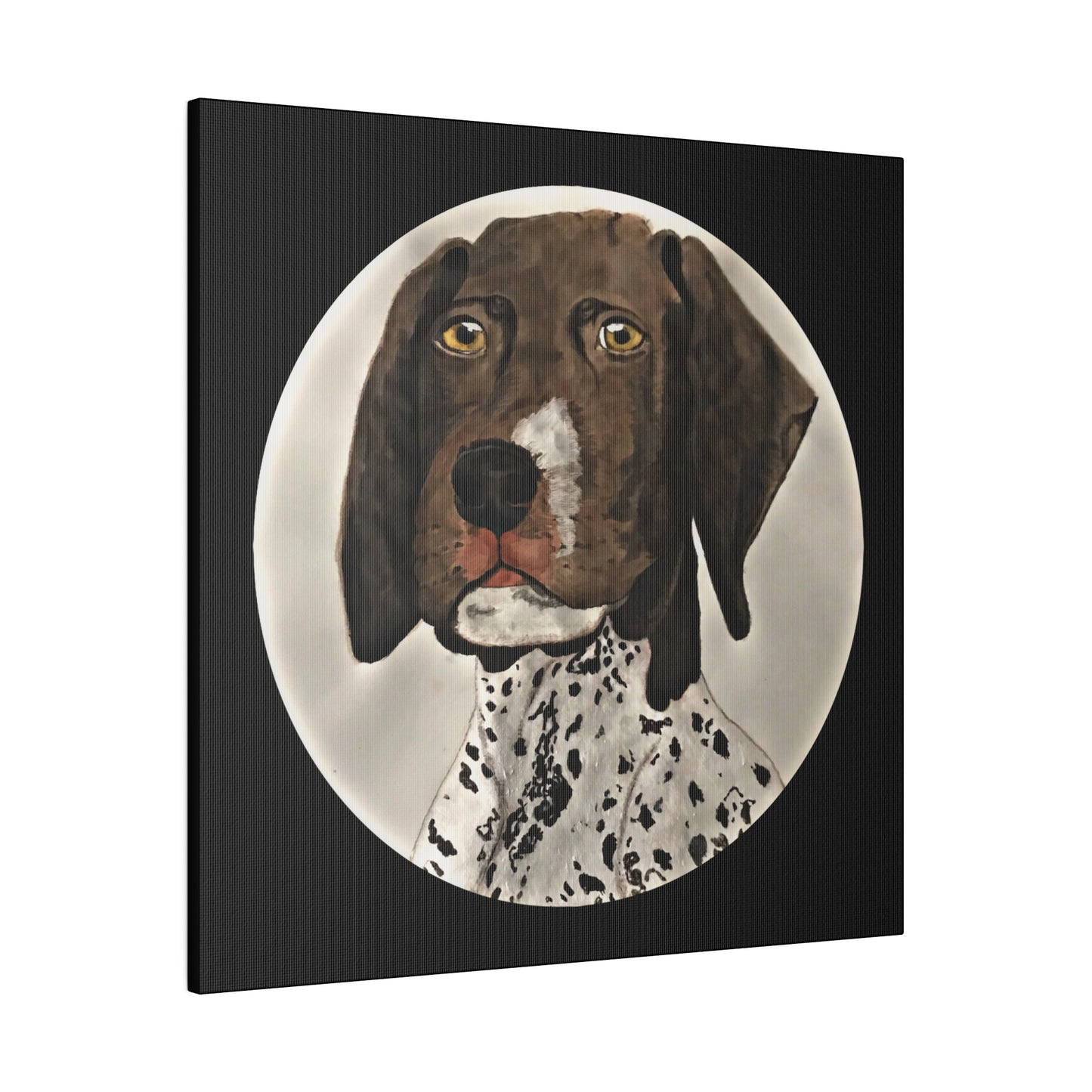 German Shorthaired Pointer, Matte Canvas, Stretched, 0.75"