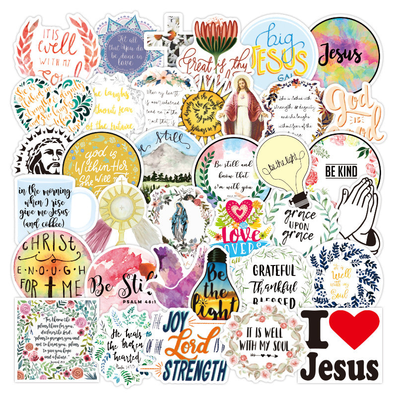 Uplifting Christian Quote Stickers