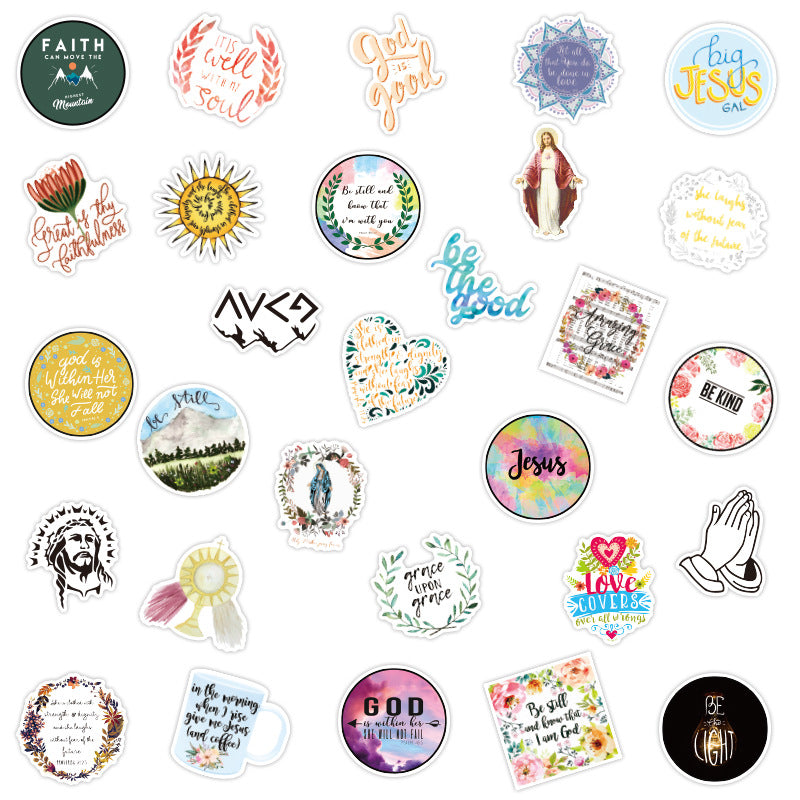 Uplifting Christian Quote Stickers