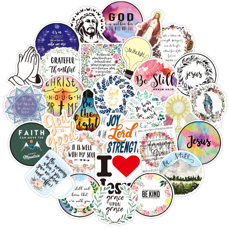 Uplifting Christian Quote Stickers