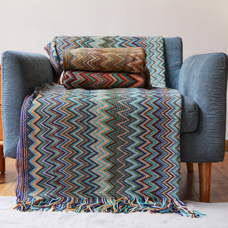 Multicolor ZigZag Blanket