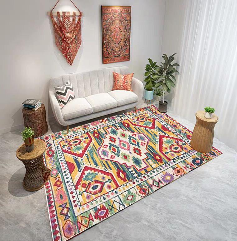 Multicolor Aztec Rug