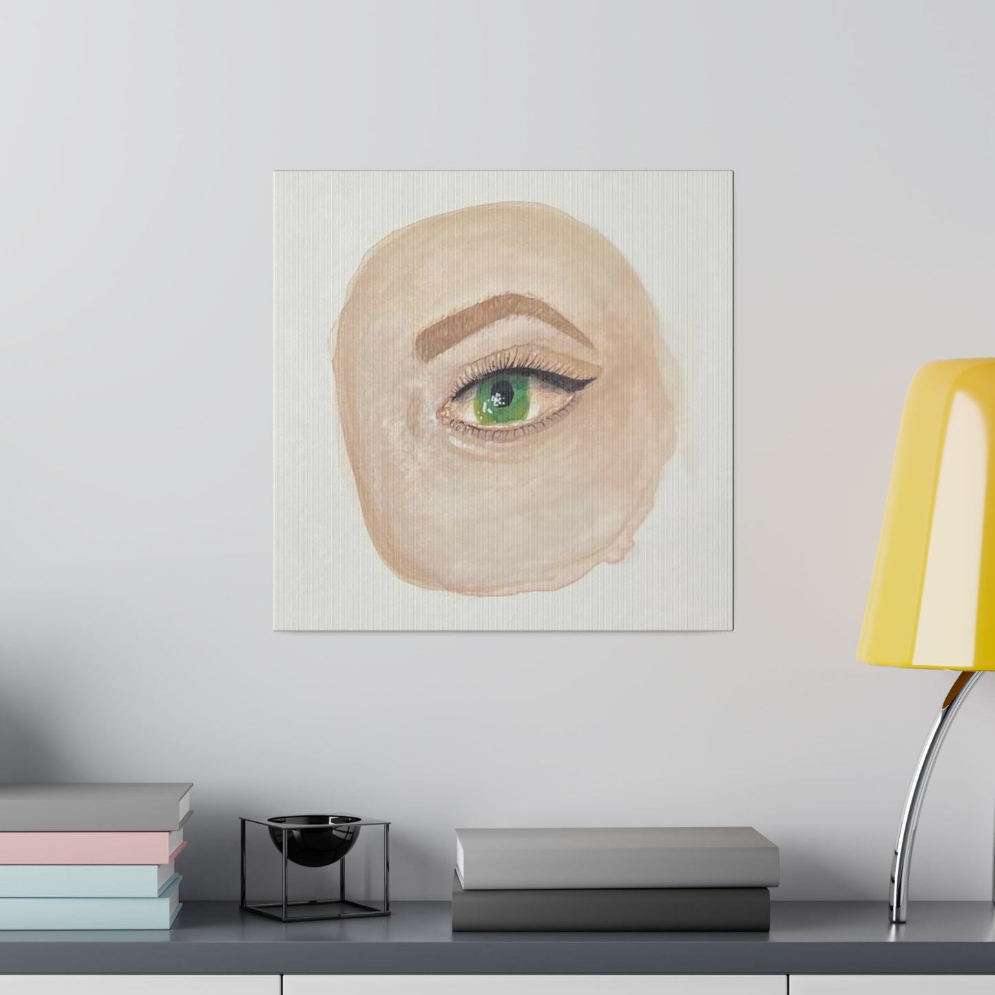 Green Eye, Matte Canvas, Stretched, 0.75"
