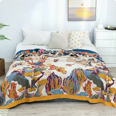 Botanical Bloom Blanket