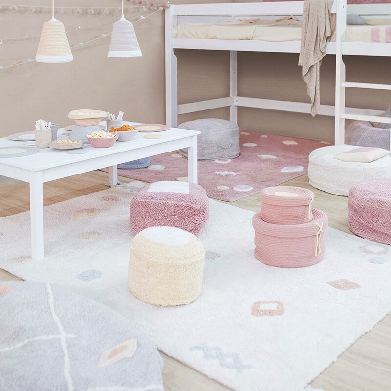 Minimalist Plush Rug Dachshund/Stars/Nature/Boho