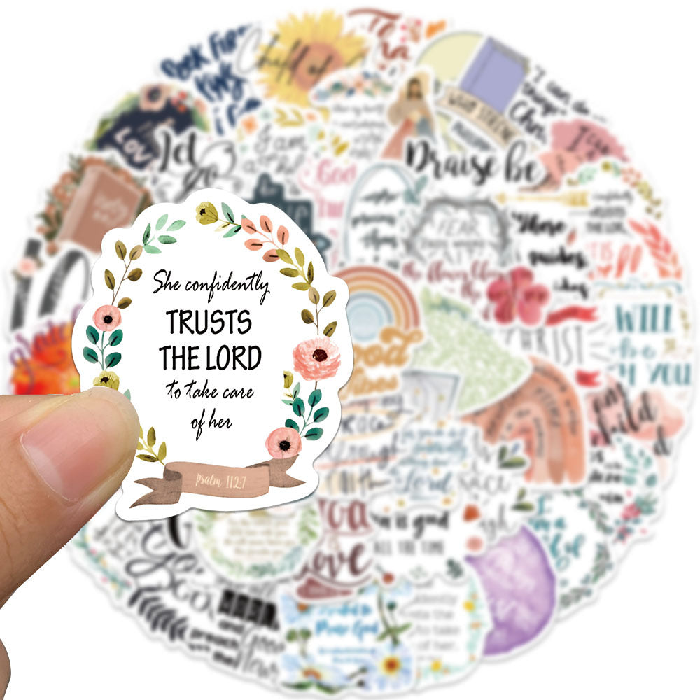52 Bible Verse Stickers