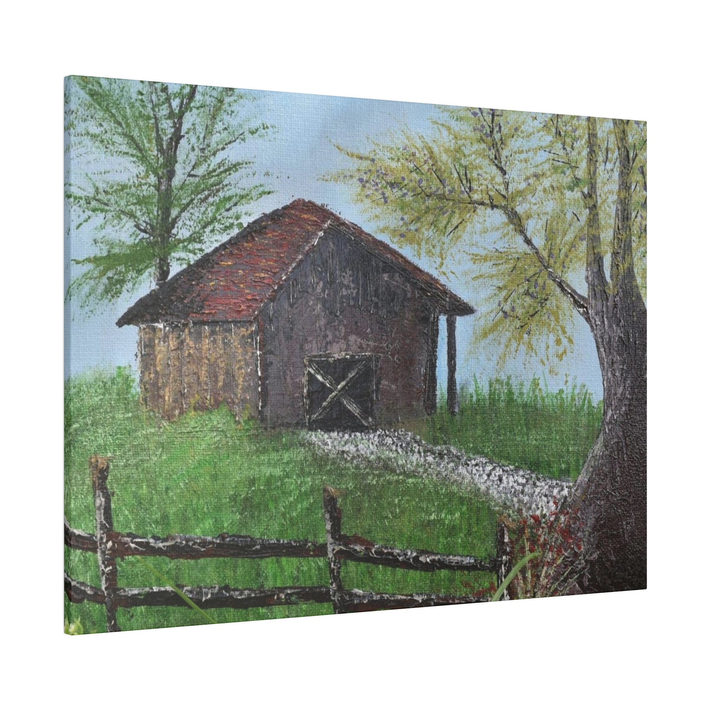 Ole Barn, Matte Canvas, Stretched, 0.75"