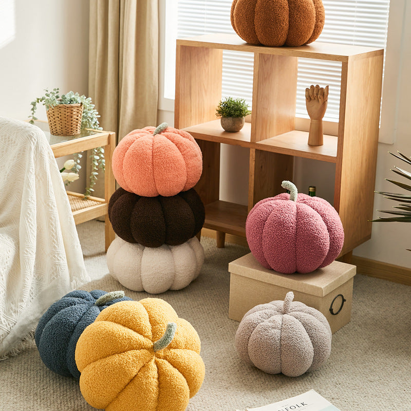 Cozy Plush Pumpkin Pillow