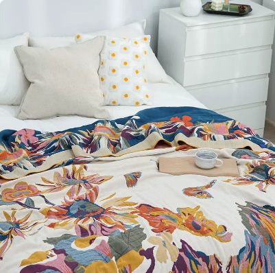 Botanical Bloom Blanket