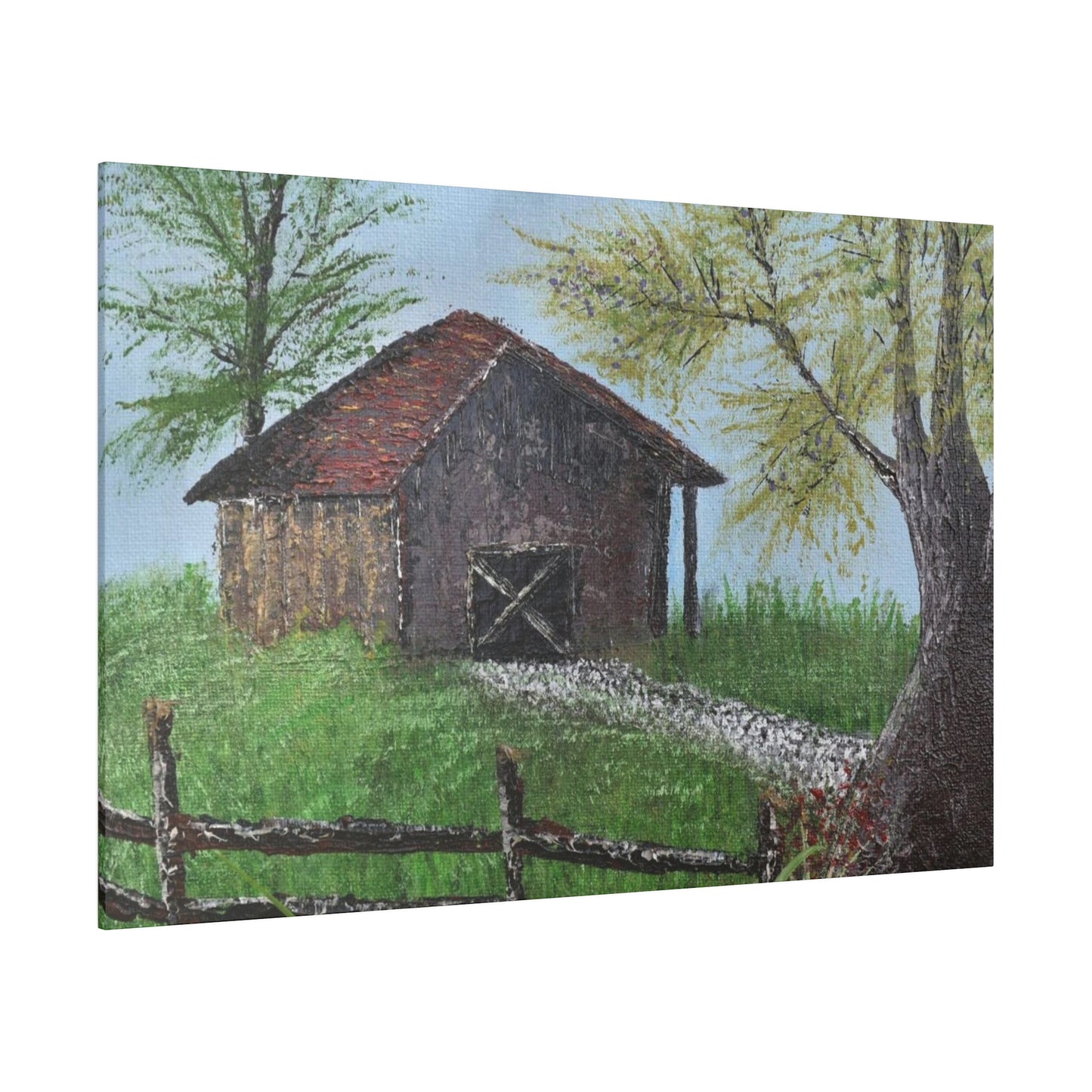 Ole Barn, Matte Canvas, Stretched, 0.75"