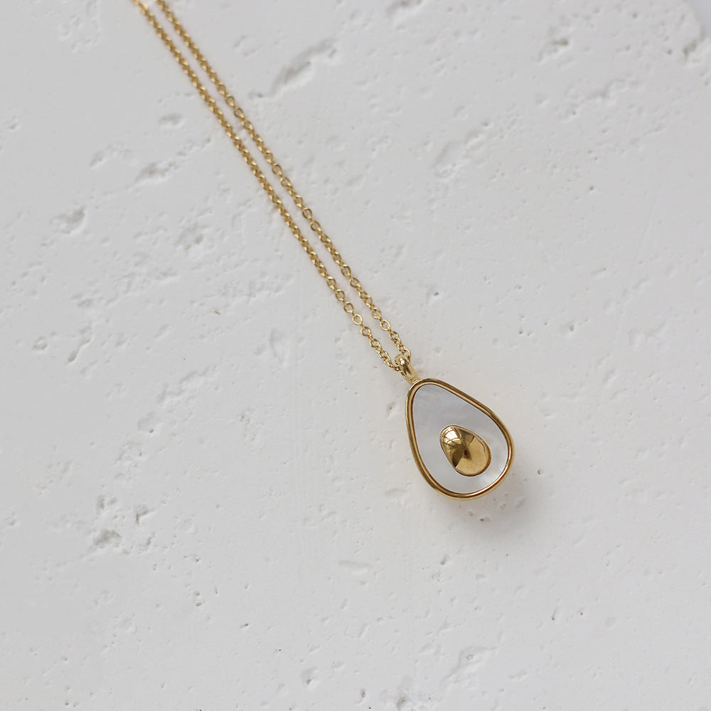 Golden Avocado Necklace