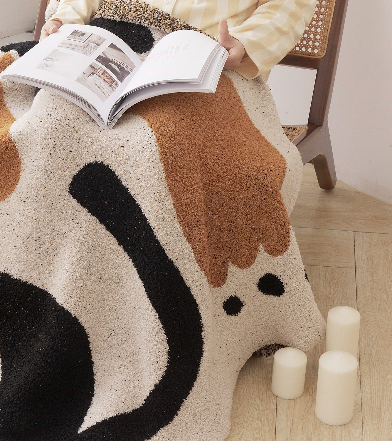 Orange Tulips Blanket