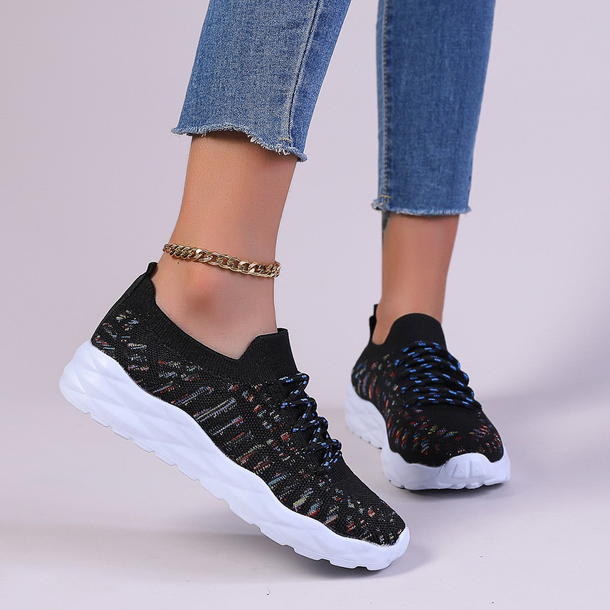Multicolor Confetti Sneakers