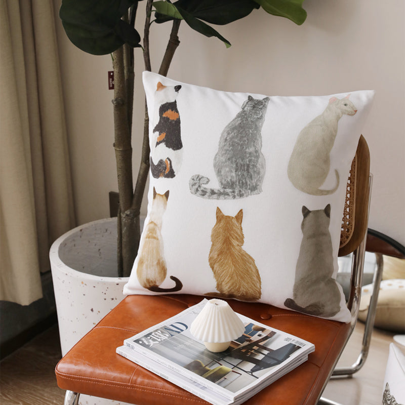 Kitty Cat Decorative Throw Pillow
