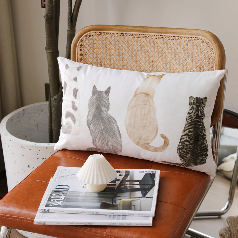 Kitty Cat Decorative Throw Pillow