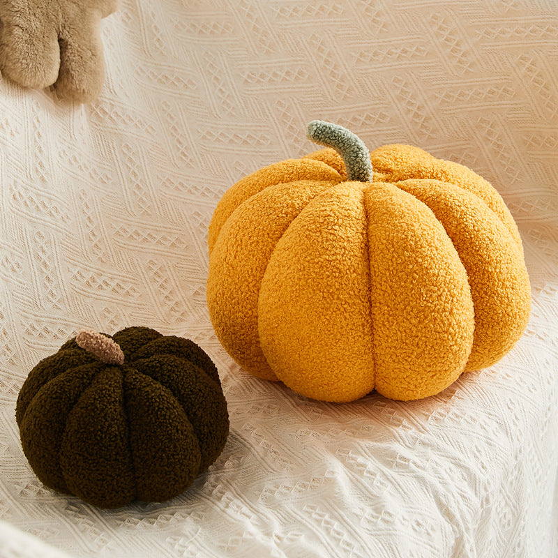 Cozy Plush Pumpkin Pillow