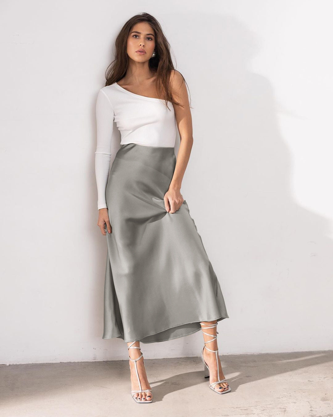 Silk Maxi Skirt
