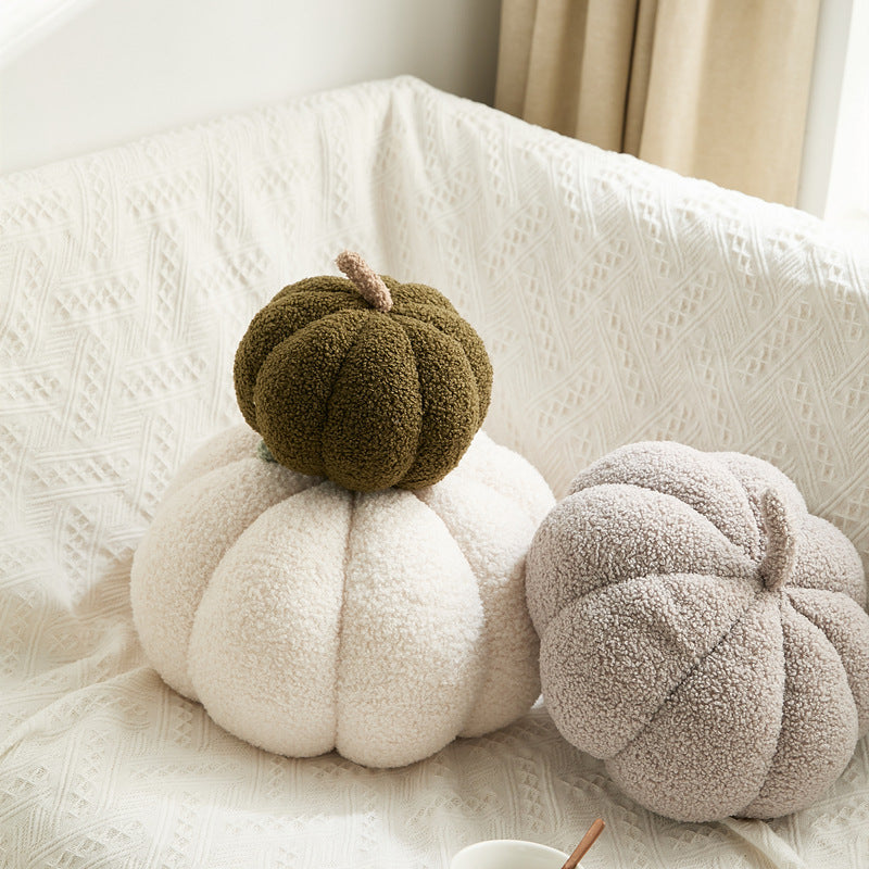 Cozy Plush Pumpkin Pillow