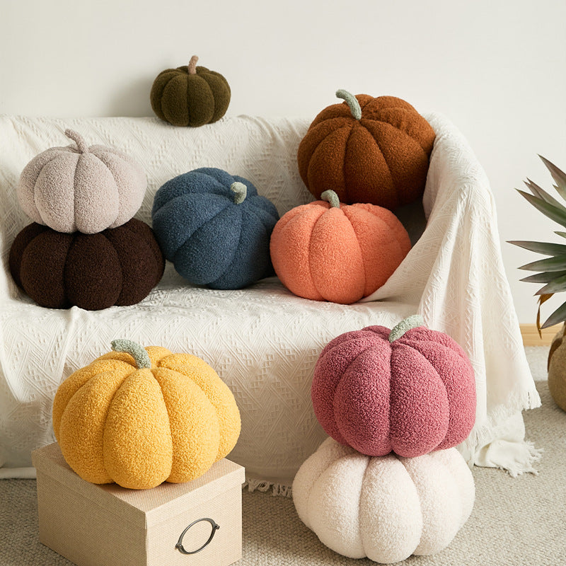Cozy Plush Pumpkin Pillow