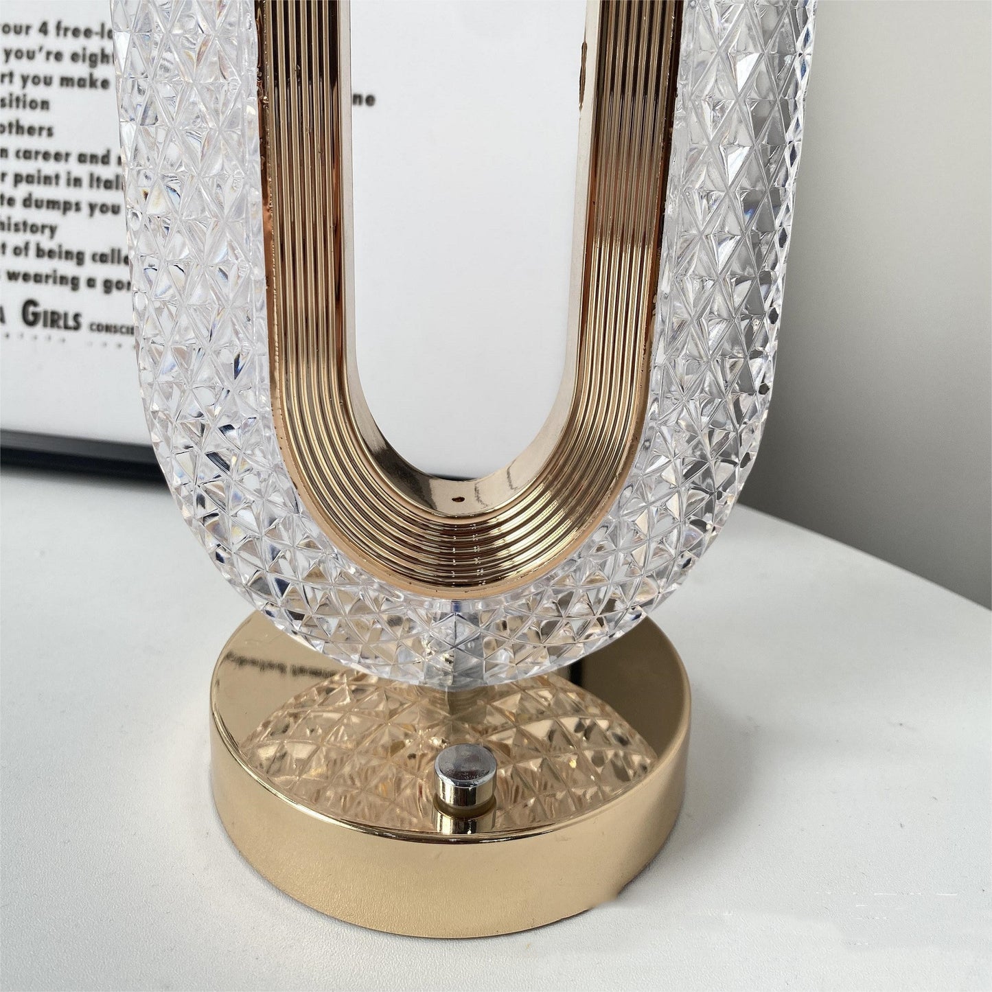 Glamorous Crystal Desktop Lamp