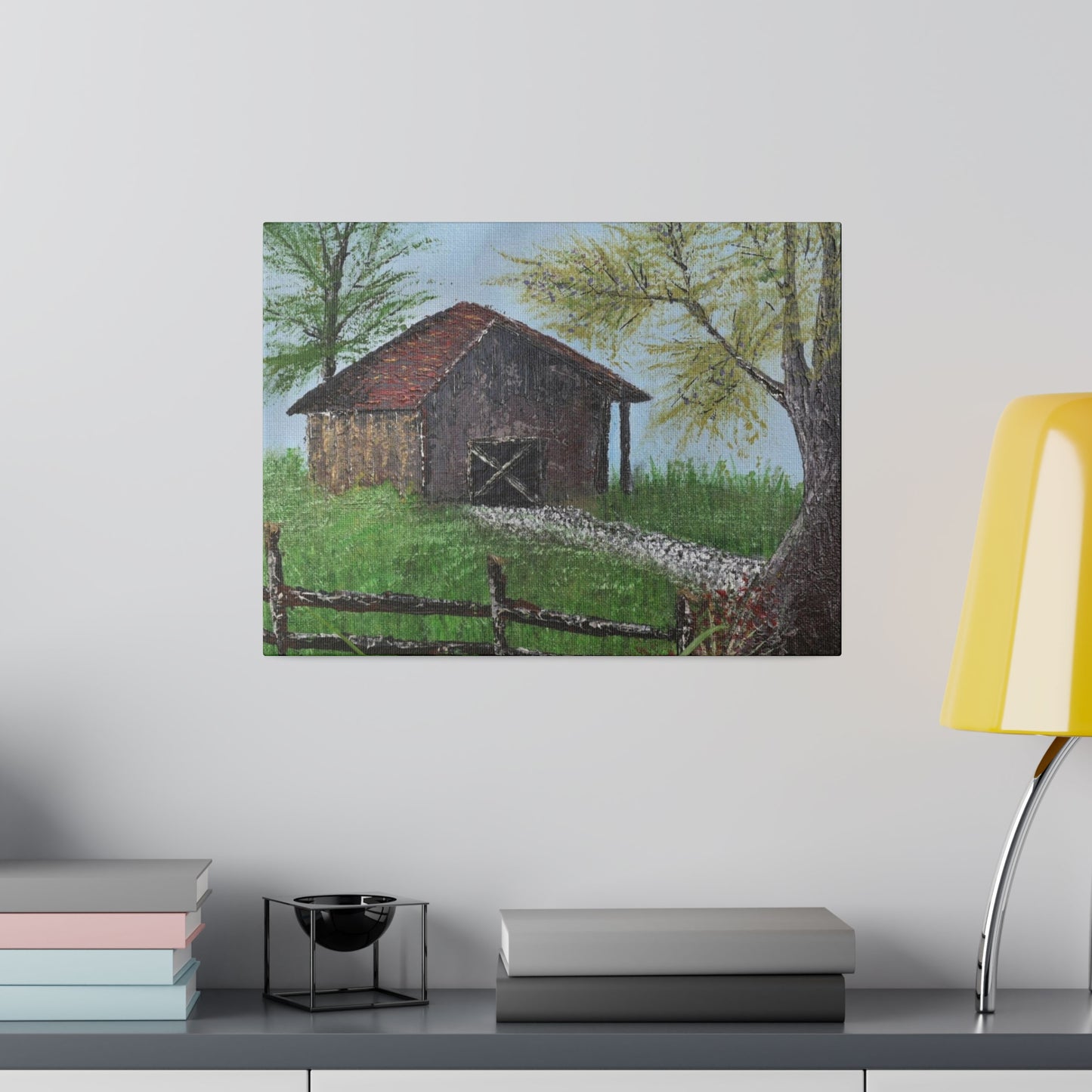 Ole Barn, Matte Canvas, Stretched, 0.75"