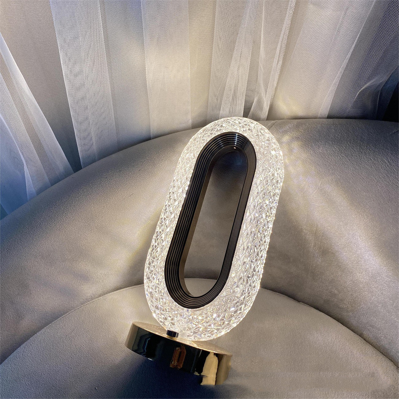 Glamorous Crystal Desktop Lamp