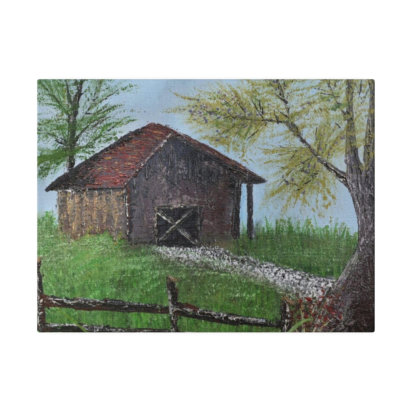 Ole Barn, Matte Canvas, Stretched, 0.75"