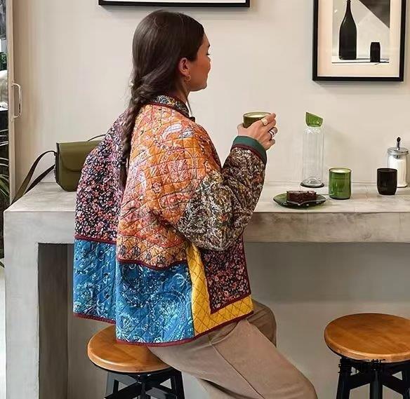 A Living Tapestry Quilted Coat