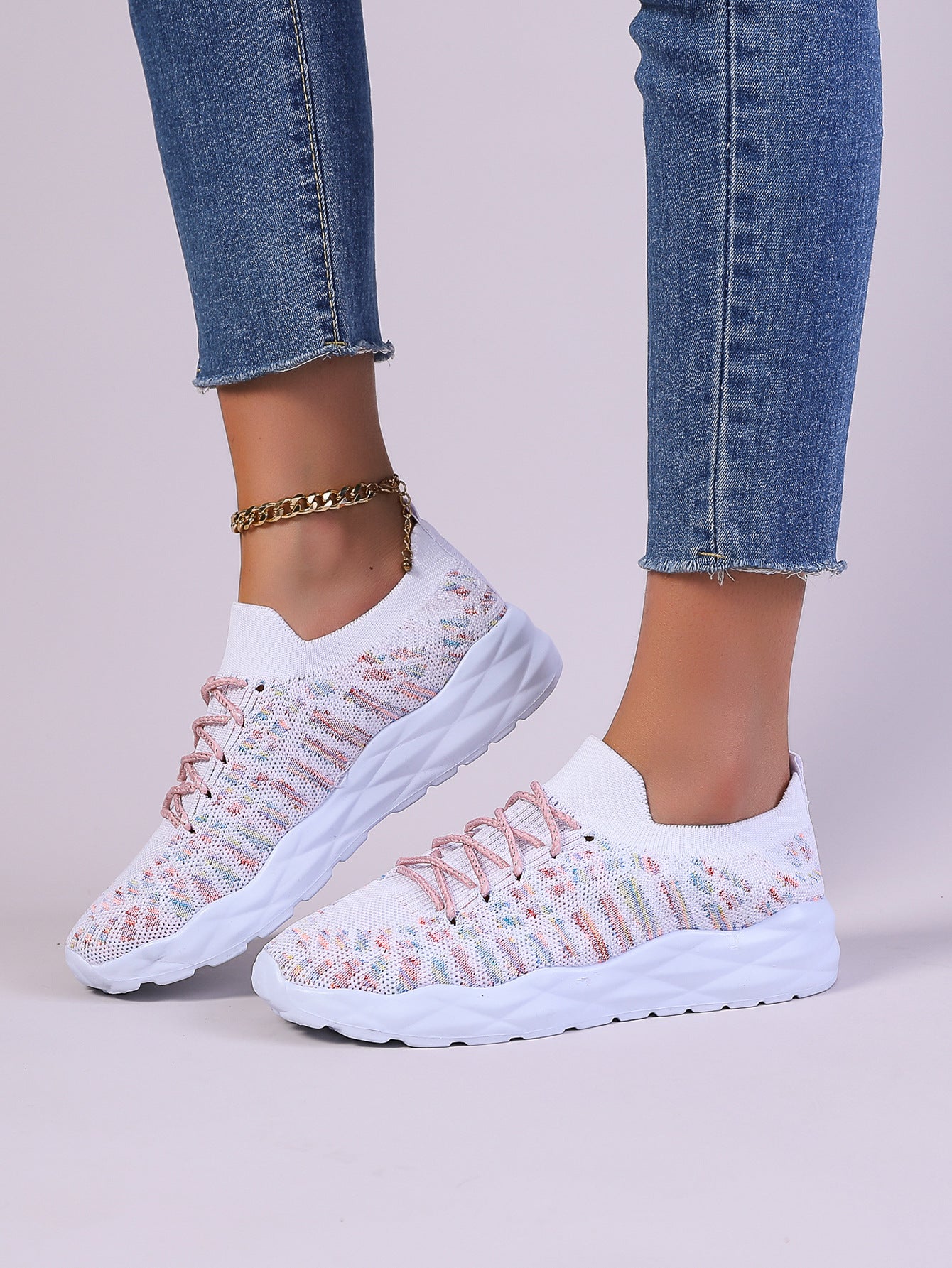 Multicolor Confetti Sneakers