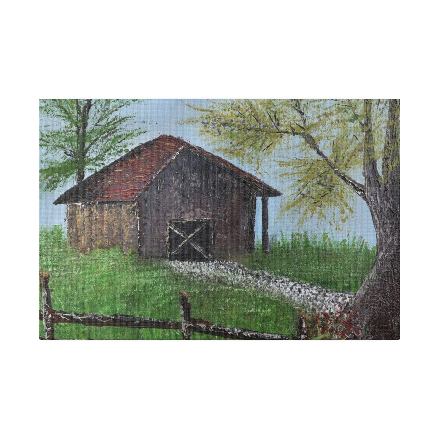 Ole Barn, Matte Canvas, Stretched, 0.75"