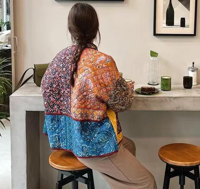 A Living Tapestry Quilted Coat