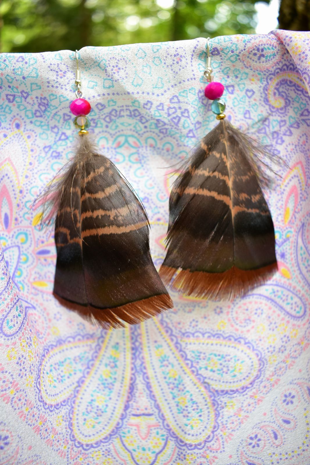 Spirit Of Gratitude Feather Earrings