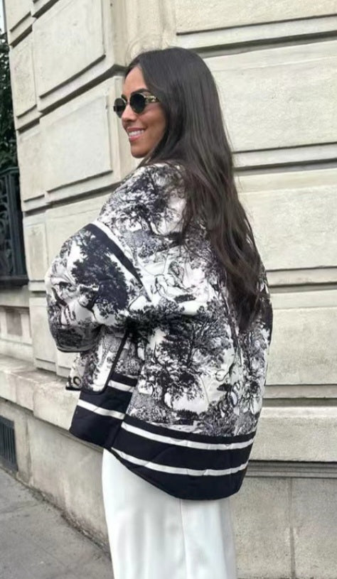 He Walks With Me Quilted Coat