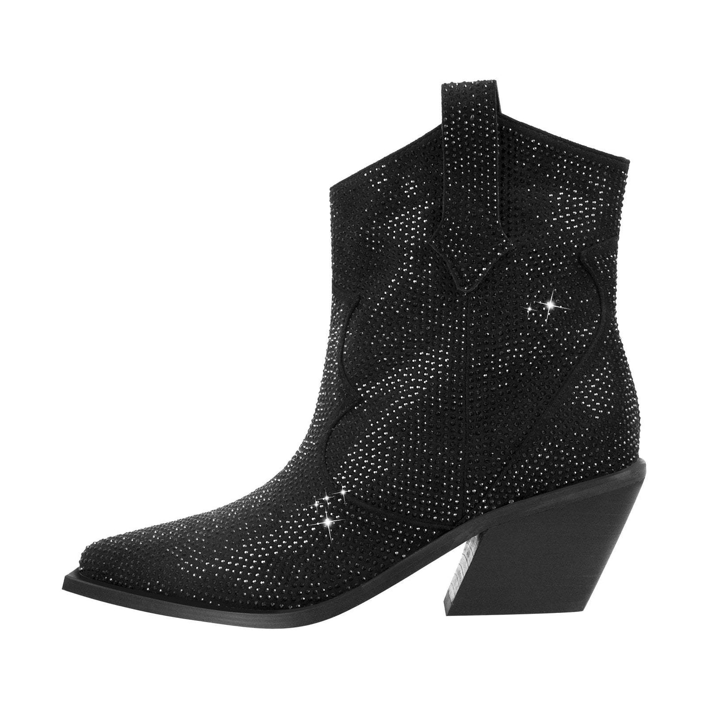 Rhinestone Pointed Toe Western Cowgirl Boot