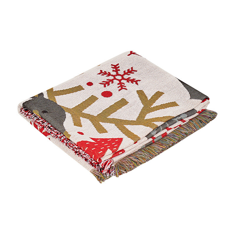 Christmas, Winter, New Years Fringe Blanket