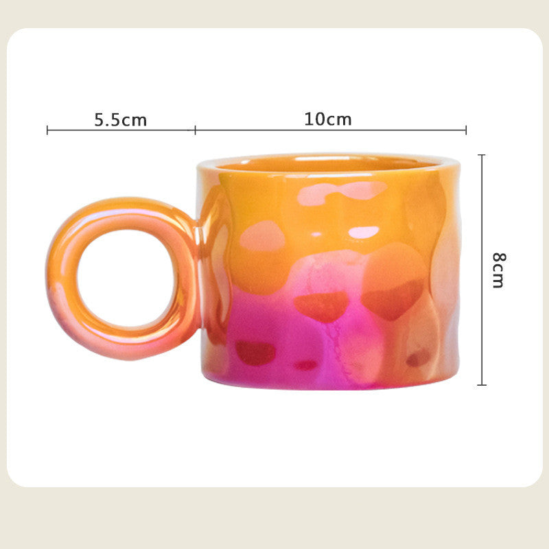 Dented Ombré Coffee Cup