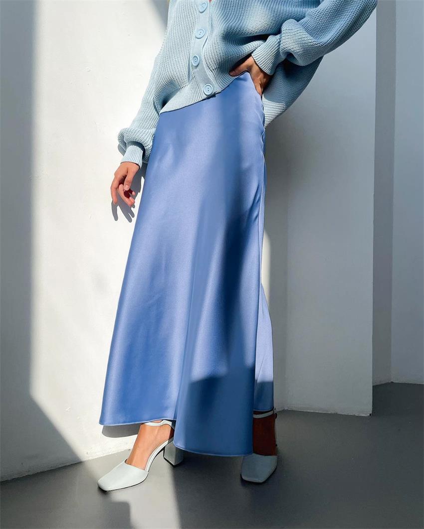 Silk Maxi Skirt