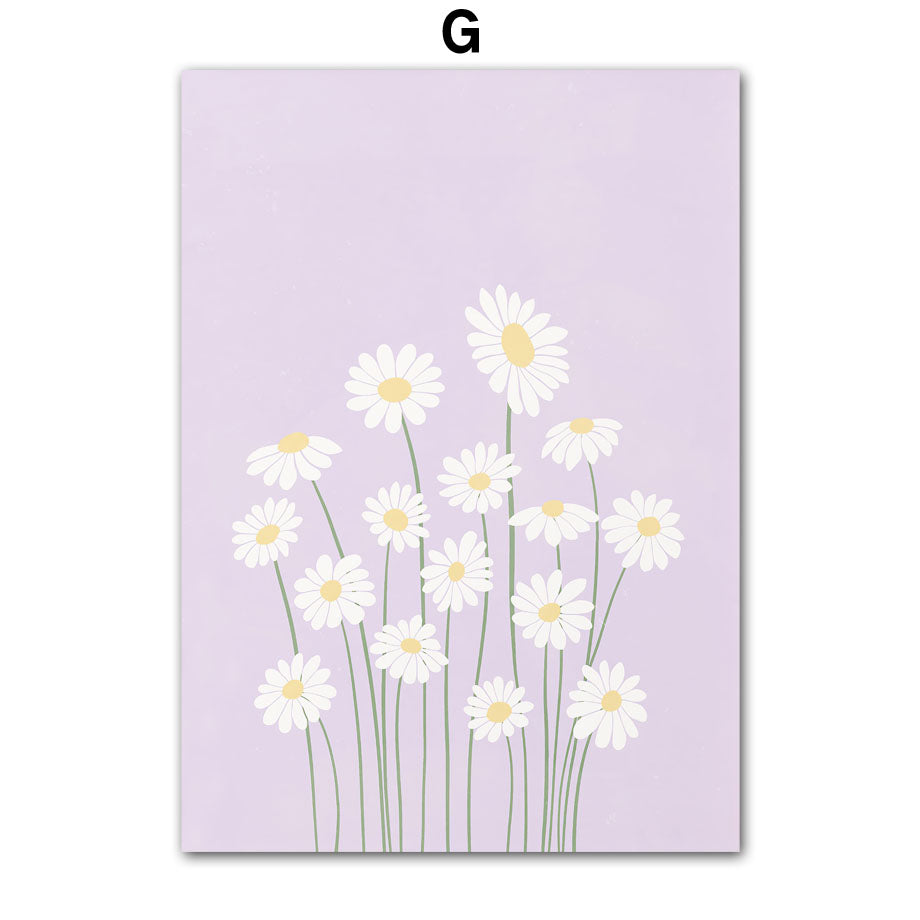 Flower Market on Canvas