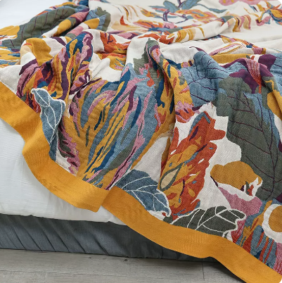 Botanical Bloom Blanket