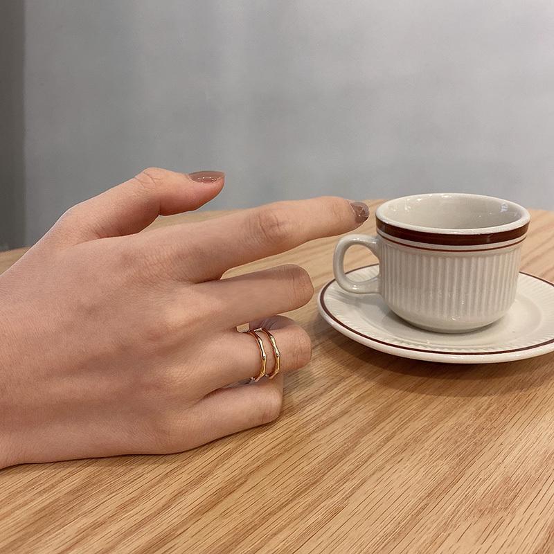 Gold Bamboo Ring